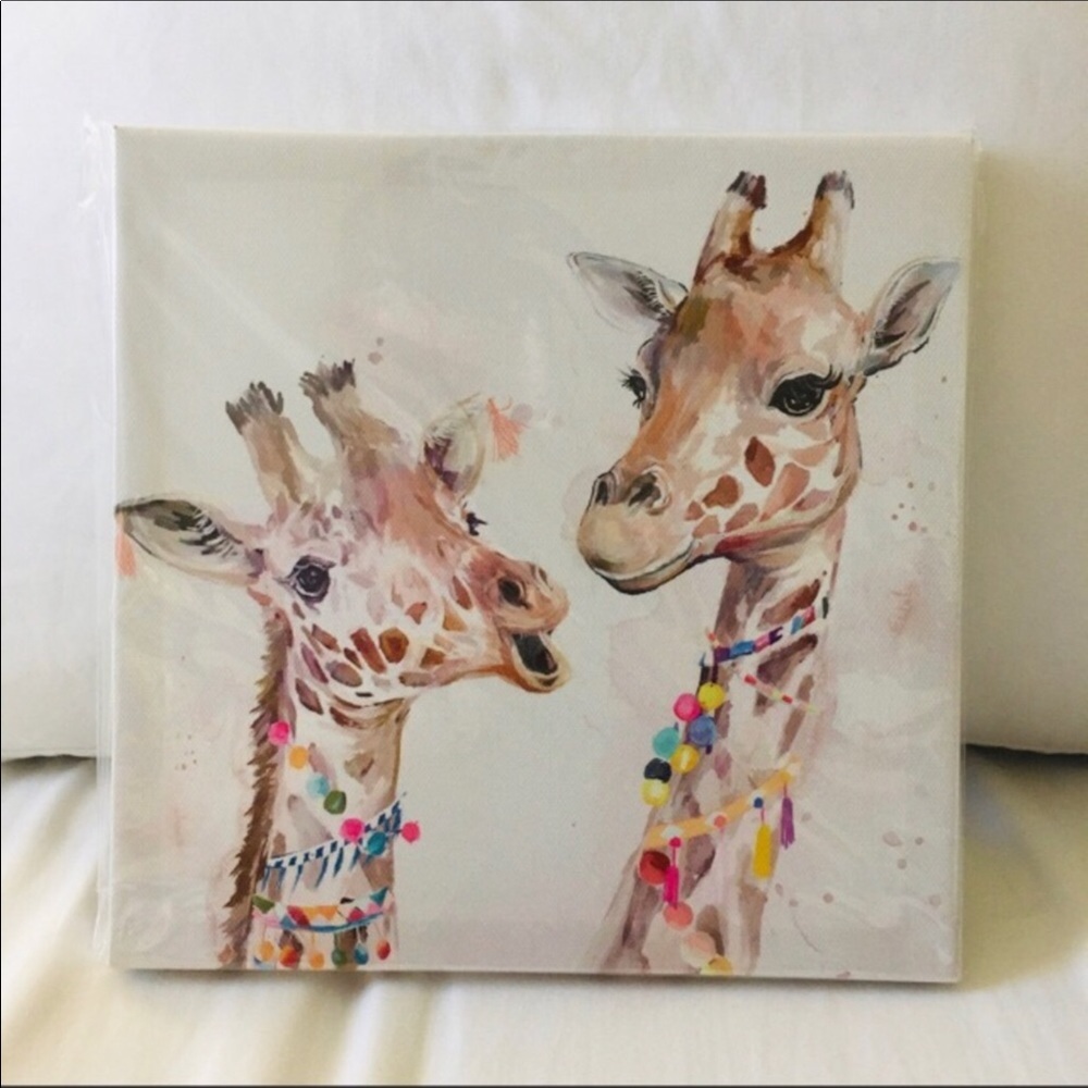Canvas Wall Art Giraffes 🦒 - Picture 2 of 3